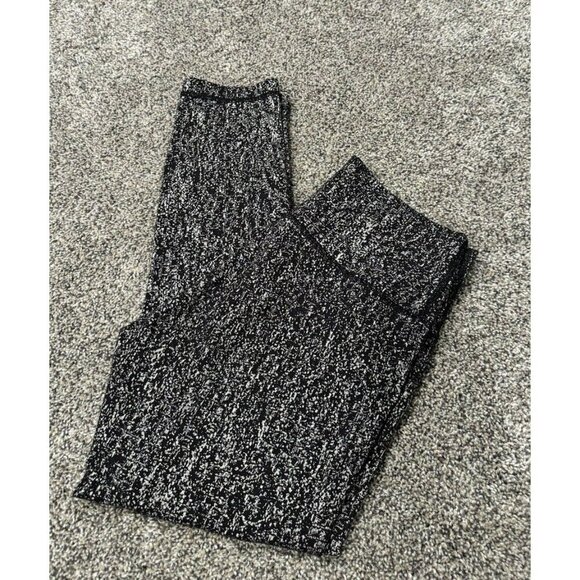 Lululemon High Times Pant Luon Suited Jacquard Black White Size 8 EUC - Picture 2 of 6